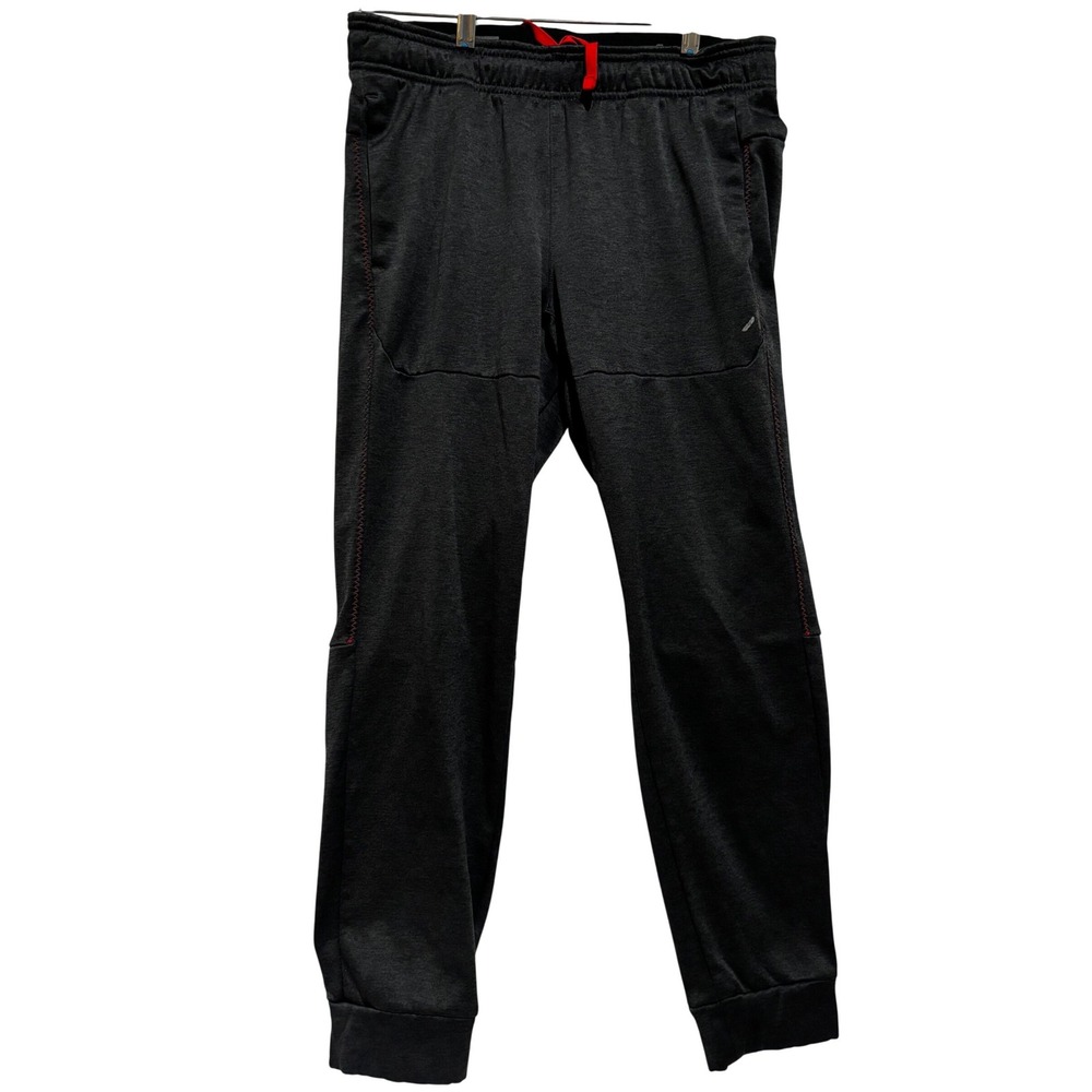 A1 Mens Quick Dry Athletic Jogger Lounge Pants Charcoal Gray‎ Size M